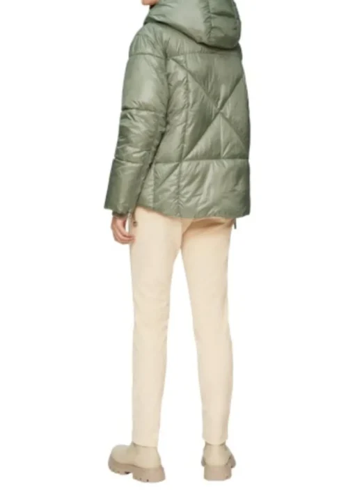 s.Oliver Puffferjacke Damen grün&weiß S24 2156380