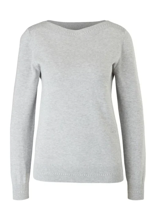 S.Oliver Pullover grau & schwarz NOS 2112210