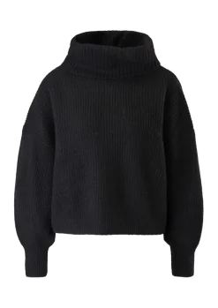 s.Oliver Pullover Rippstruktur Rollkragen weiß,orange, grün, schwarz S22 2120703
