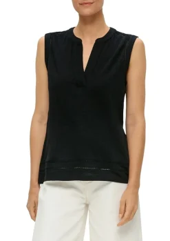 s.Oliver Relaxed Fit T - Shirt mit Lochstickerei S14 2144785