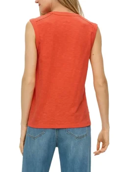 s.Oliver Relaxed Fit T - Shirt mit Lochstickerei S14 2144785