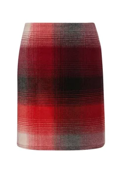 S.Oliver Rock aus Wollmix rot-schwarz S14 2138795