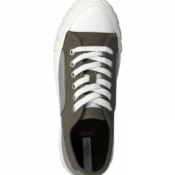 s.Oliver Sneaker Textil grün 5-5-23643-28