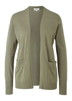s.Oliver Strickjacke aus Viskosemix grau S22  2112223