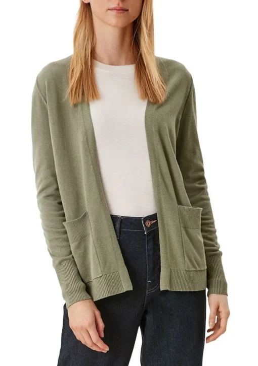 s.Oliver Strickjacke aus Viskosemix grau S22  2112223