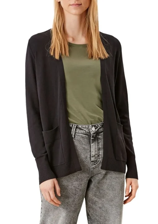s.Oliver Strickjacke aus Viskosemix grau S22  2112223