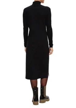 S.Oliver Strickkleid grün & schwarz S23 2138237