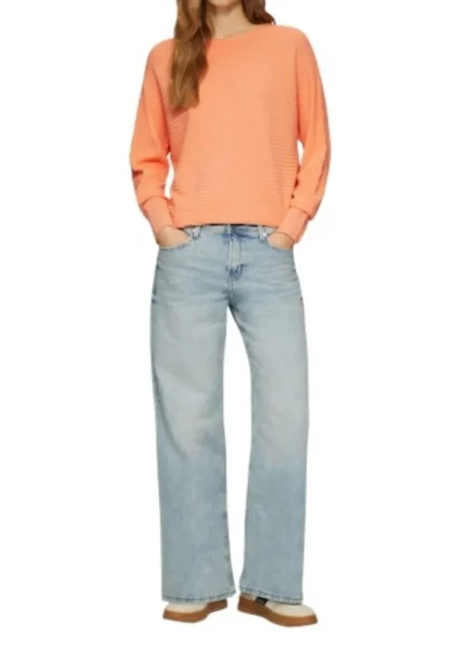 s.Oliver Strickpullover orange&grün S24 2159911