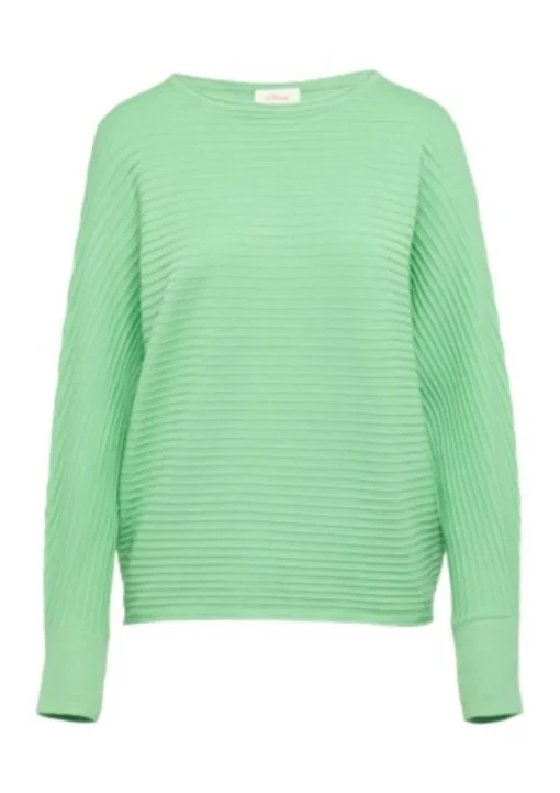 s.Oliver Strickpullover orange&grün S24 2159911