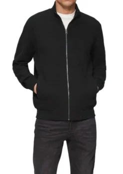 s.Oliver Sweatshirt - Jacke Herren schwarz S24 2156494