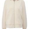 s.Oliver Sweatshirt Jacke Damen beige S24 2148247