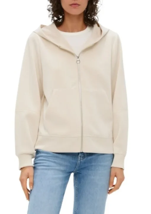s.Oliver Sweatshirt Jacke Damen beige S24 2148247