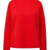 S.Oliver Sweatshirt mit Musterstruktur rot & schwarz S23 2139339