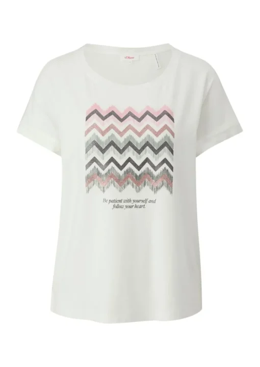 s.Oliver T - Shirt mit Pailetten S14 2145271