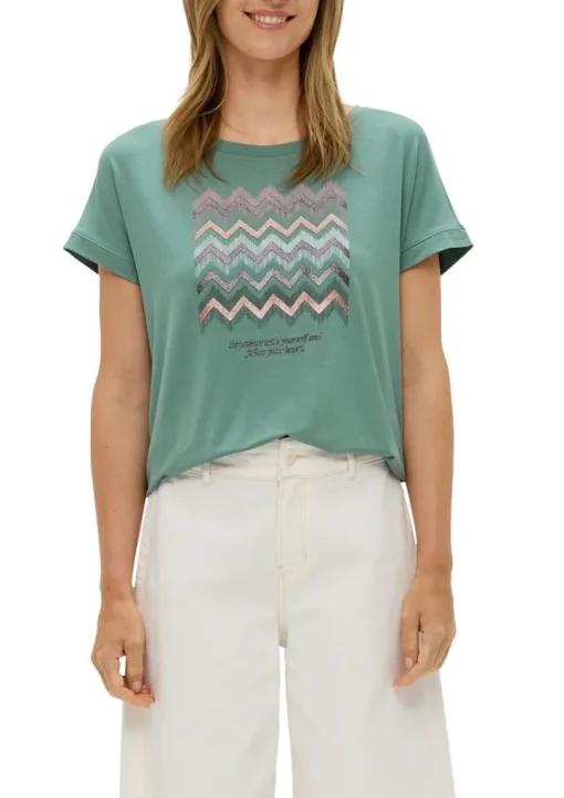 s.Oliver T - Shirt mit Pailetten S14 2145271