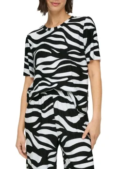 s.Oliver T - Shirt strukturiert mit offenem Saum S14 2146462