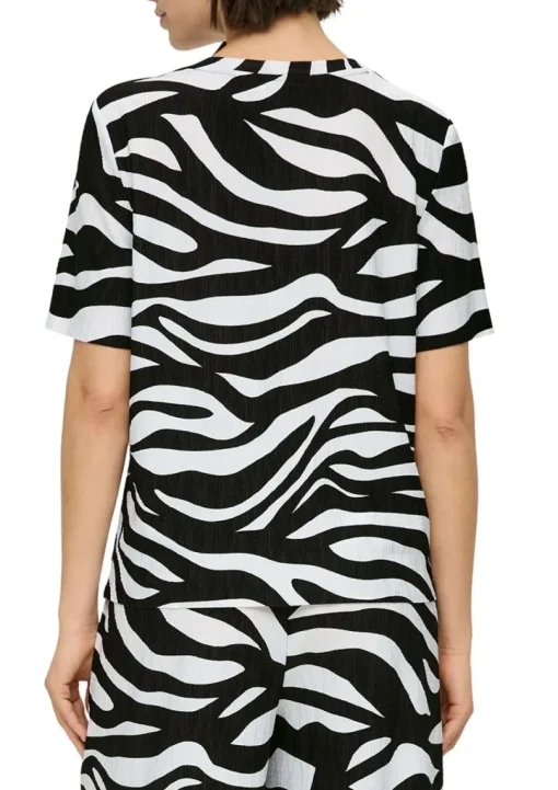 s.Oliver T - Shirt strukturiert mit offenem Saum S14 2146462