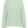 s.Oliver Trickpullover Damen grün&beige S25 2157227