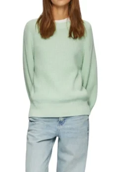 s.Oliver Trickpullover Damen grün&beige S25 2157227