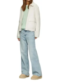 s.Oliver Trickpullover Damen grün&beige S25 2157227