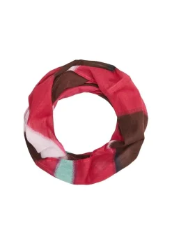 s.Oliver Tuch Loop Baumwolle gemustert  rot, blau S12  2117783