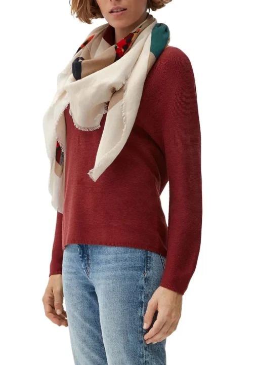 s.Oliver Tuch mit Herringbone-Struktur S22 2121541