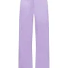SPORTY PUNTO Mix & Match Hose mit geradem Bein, high rise, lila, schwarz  991EO1B304
