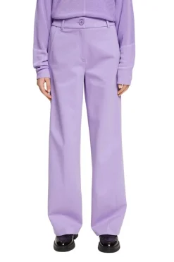 SPORTY PUNTO Mix & Match Hose mit geradem Bein, high rise, lila, schwarz  991EO1B304