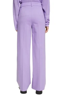 SPORTY PUNTO Mix & Match Hose mit geradem Bein, high rise, lila, schwarz  991EO1B304
