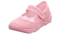 superfit BUBBLE Rosa Hausschuh mit Klettverschluss 1-006271-5500