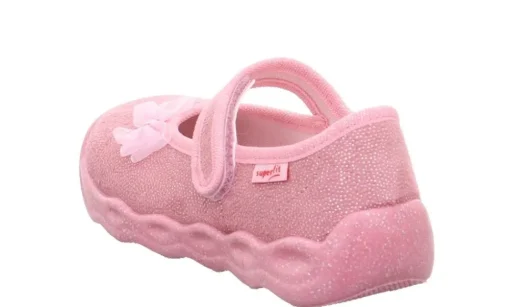 superfit BUBBLE Rosa Hausschuh mit Klettverschluss 1-006271-5500