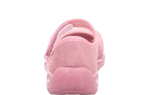 superfit BUBBLE Rosa Hausschuh mit Klettverschluss 1-006271-5500
