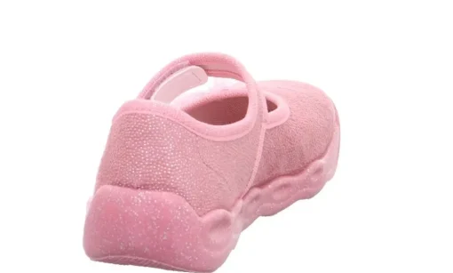 superfit BUBBLE Rosa Hausschuh mit Klettverschluss 1-006271-5500