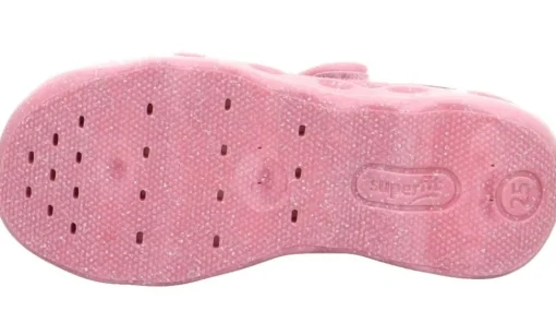 superfit BUBBLE Rosa Hausschuh mit Klettverschluss 1-006271-5500
