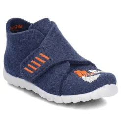 superfit HAPPY blau Filz Hausschuh 3-00291-80