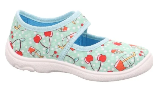 SUPERFIT Hausschuh BELINDA Grün Rot 1-800288-7010