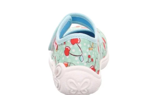 SUPERFIT Hausschuh BELINDA Grün Rot 1-800288-7010