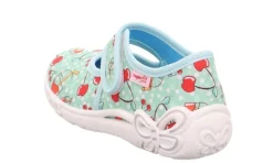 SUPERFIT Hausschuh BELINDA Grün Rot 1-800288-7010