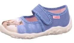 Superfit Hausschuh BONNY Blau mehrfarbig Horses 1-000281-8400
