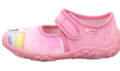 superfit Hausschuh BONNY mit Klettverschluss rosa S23  1-000281-5540