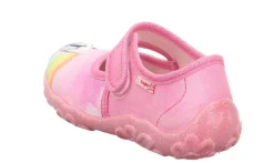 superfit Hausschuh BONNY mit Klettverschluss rosa S23  1-000281-5540