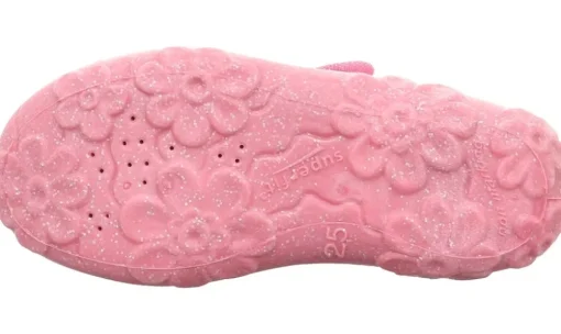 superfit Hausschuh BONNY mit Klettverschluss rosa S23  1-000281-5540