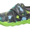 superfit Hausschuh mit Klettverschluss BUBBLE - graum/mehrfarbig S23  1-006273-2010
