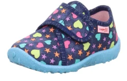 superfit Hausschuh Spotty blau bunt 1-009246-8090