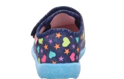 superfit Hausschuh Spotty blau bunt 1-009246-8090