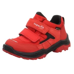 superfit JUPITER - Rot/Schwarz Sneaker low mit Klettverschluss S13 1-000063-5010