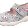 superfit Kinder Hausschuh BONNY Klettverschluss GRAU 1-800283-2050