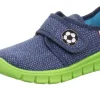 superfit Kinder Hausschuh BOBBY Klettverschluss BLAU/GRÜN 1-800266-8000
