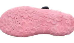 superfit Kinder Hausschuh BONNY Klettverschluss DUNKELBLAU EINHÖRNER 1-800283-8090