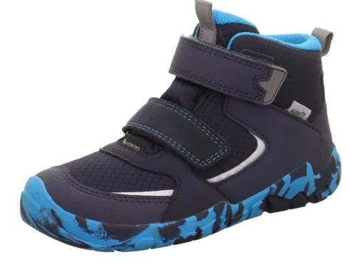 superfit Kinder Winterschuh TRACE Fleecefutter GORETEX Klettverschluss BLAU/TÜRKIS 1-006033-8000